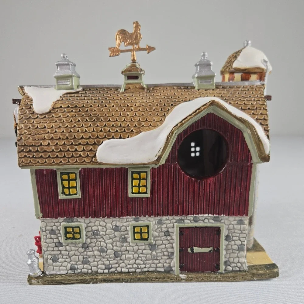 Lemax Harvest Crossing Barn Sale #25641A 2002 Christmas Village House